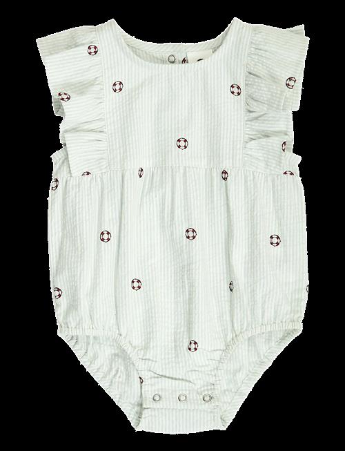 Müsli | Seersucker Stripe Frill S/S Body | 68