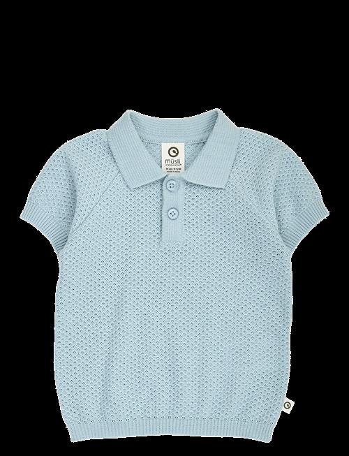 Müsli | Sea Knit S/S Polo T Baby | 86