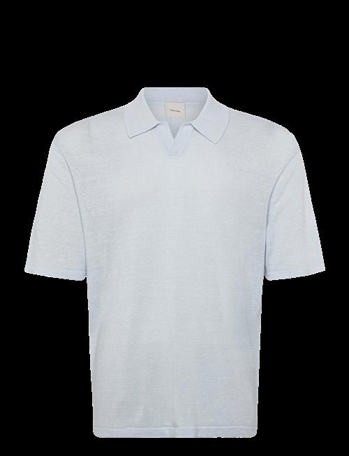 Calvin Klein | Ss Linen Blnd Johnny Swtr 12Gg | L