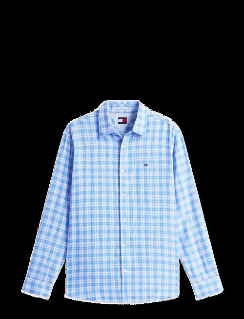 Tommy Jeans | Tjm Rlx Linen Blend Check Shirt | S