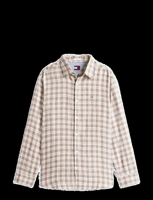 Tommy Jeans | Tjm Rlx Linen Blend Check Shirt | XXL