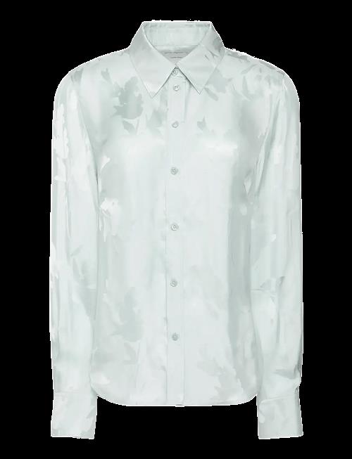 Calvin Klein | Viscose Jacquard Slim Shirt | S