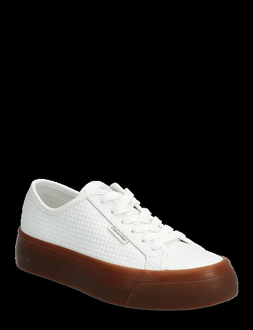 Calvin Klein | Vulc Flatf Lace Up Text Lth | 39