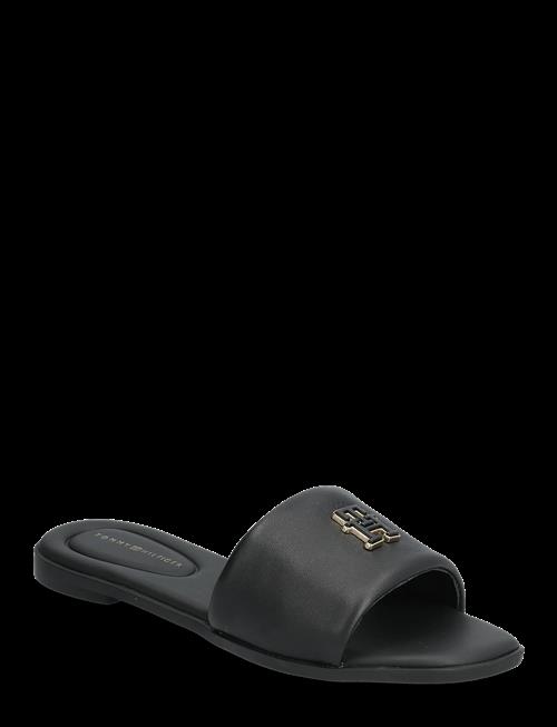 Tommy Hilfiger | Th Logo Hardware Leather Mule | 40