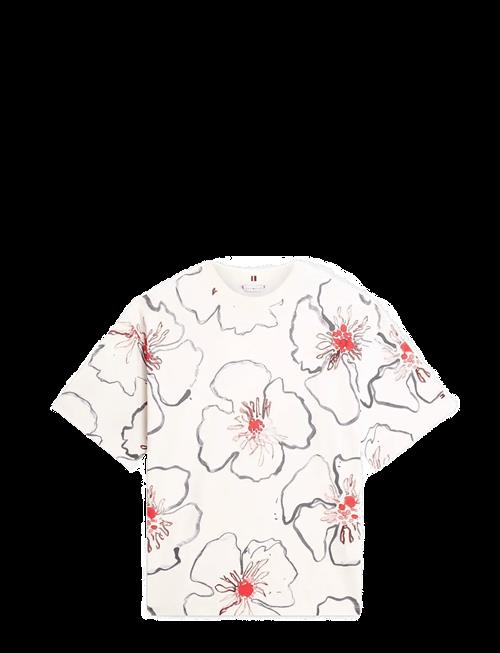 Tommy Hilfiger | Flower Graphic Rlx C-Nk Ss Tee | S