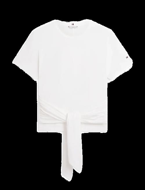 Tommy Hilfiger | Co Slub Knot Ss Tee | S