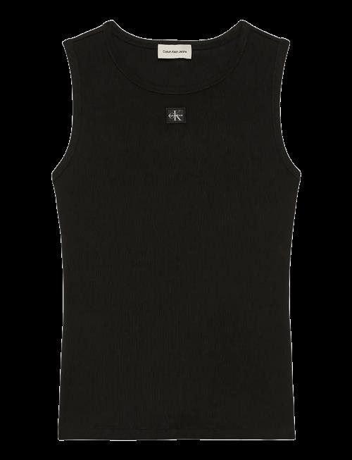 Calvin Klein Jeans | Sl Woven Label 2X2 Baby Rib Cuto | XS