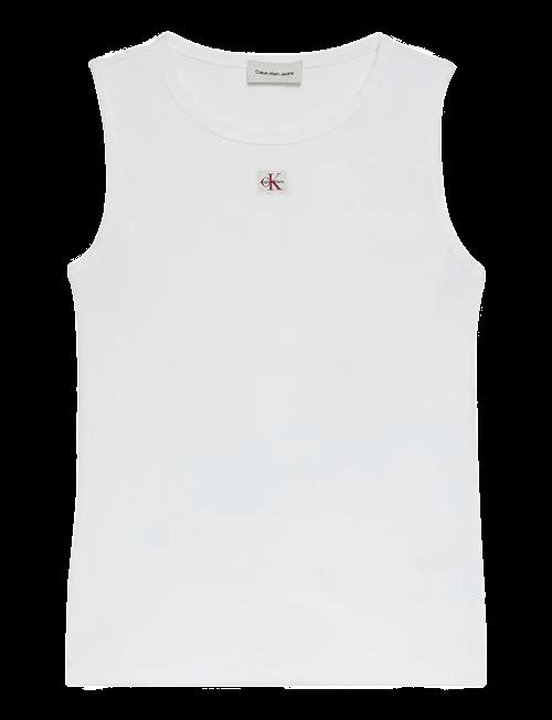 Calvin Klein Jeans | Sl Woven Label 2X2 Baby Rib Cuto | XL