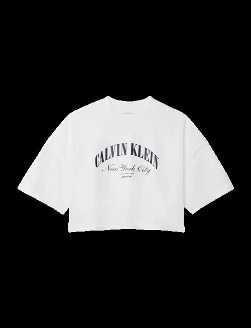 Calvin Klein Jeans | Ss Cropped Boxy Heritage Crest L | XL