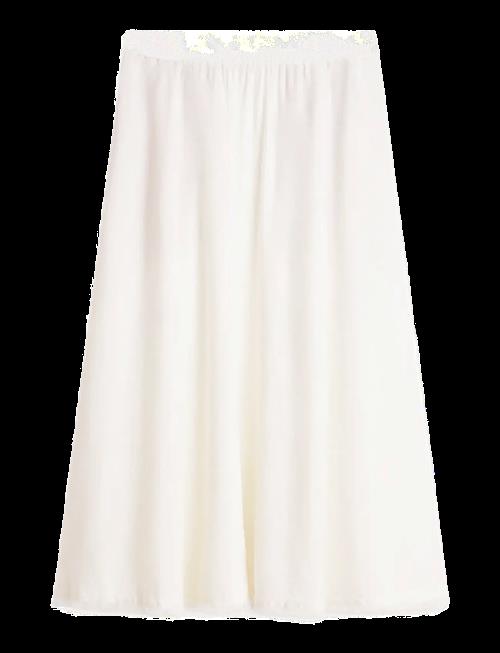 Tommy Hilfiger | Vis/Linen Volume Midi Skirt | L