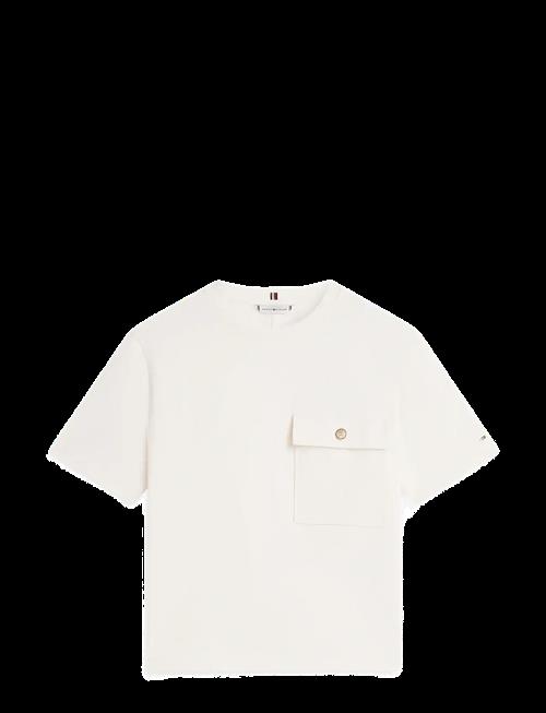Tommy Hilfiger | Gold Button Long Ss Tee | XS