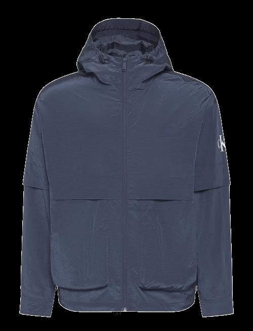 Calvin Klein Jeans | Ls Ripstop Hooded Flange Windbre | XXL