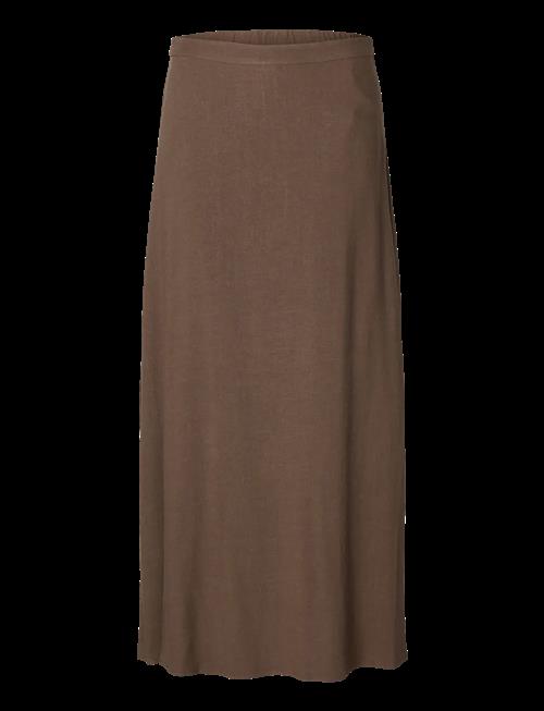 Selected | Slfviva Hw Ankle Linen Blend Skirt Noos | 36