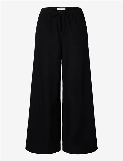 Selected | Slwluisa Mw Wide Linen Blend Pant Noos | 38