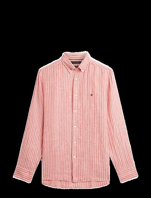 Tommy Hilfiger | Linen Bengal Stripe Rf Shirt | M