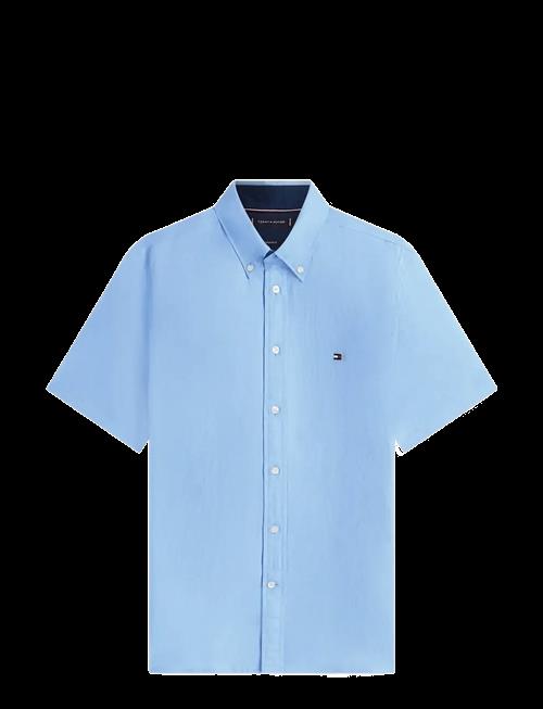 Tommy Hilfiger | Linen Blend Solid Ss Rf Sht | XL