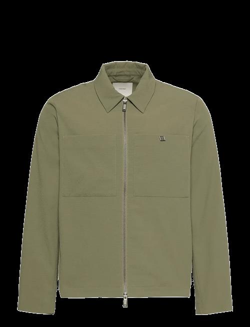 Calvin Klein | Ls Seersucker Blouson Jacket | M