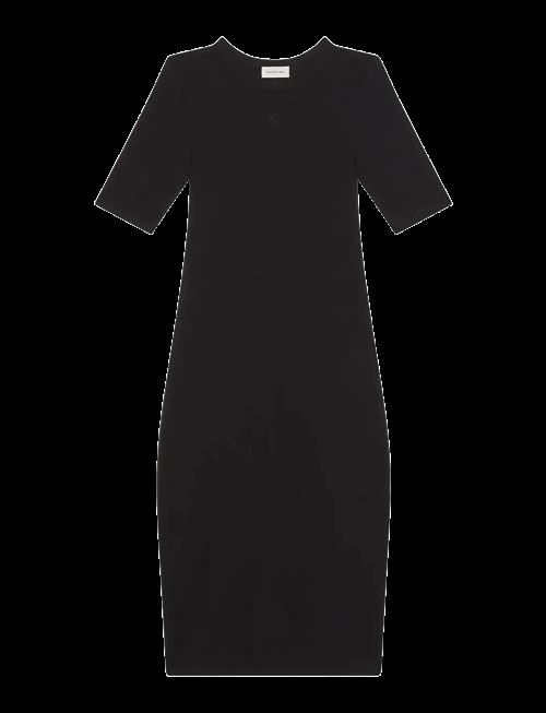 Calvin Klein Jeans | Hs Ctn Contour 1X1 Rib Midi Dres | XS