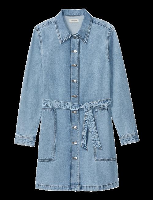 Calvin Klein Jeans | Belted Denim Mini Dress Coastal | XXS