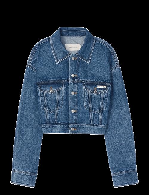 Calvin Klein Jeans | Denim Cropped Trucker Blue Carol | XXS