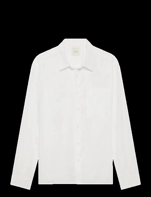 Calvin Klein | Ls Solid Linen Classic Shirt | L