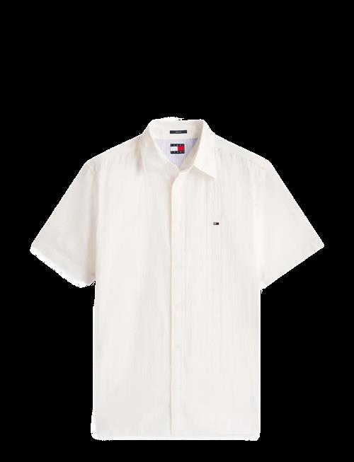 Tommy Jeans | Seersucker Shirt Ss | XL