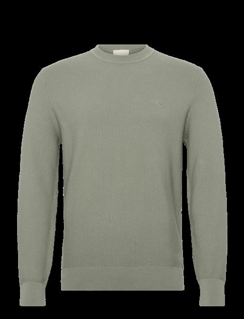 Calvin Klein | Ls Textured Cotton Crewnk Sweate | XS