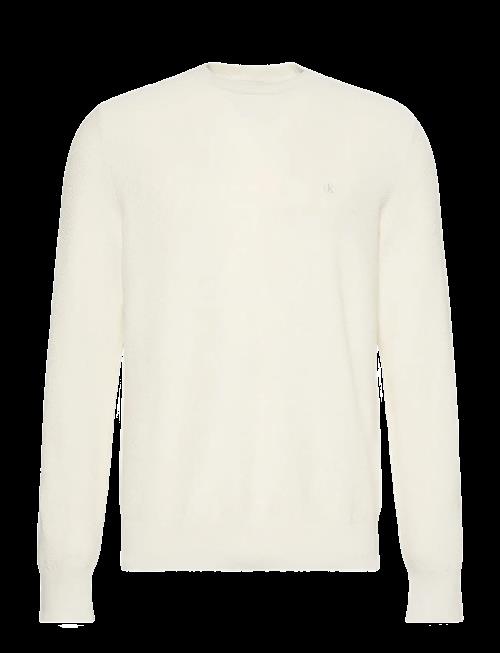 Calvin Klein | Ls Textured Cotton Crewnk Sweate | L