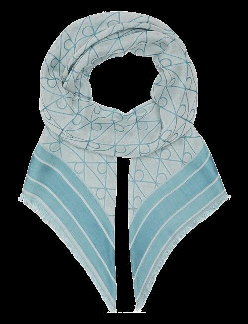 Calvin Klein | Emblem Aop Jacquard Square Scarf | ONE SIZE