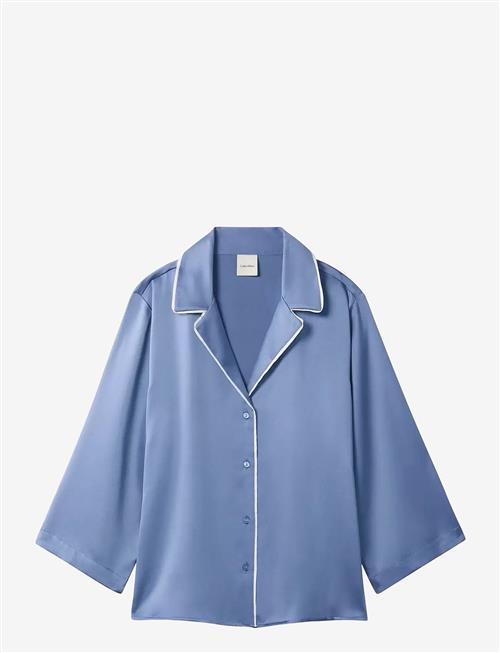 Calvin Klein | Satin Ss Shirt | XS