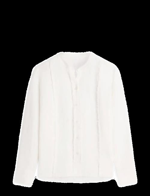 Tommy Hilfiger | Frayed Vis/Linen Ls Shirt | L