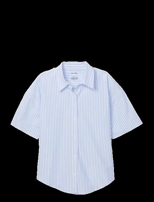 Calvin Klein | Relaxed Poplin Ss Shirt | XL