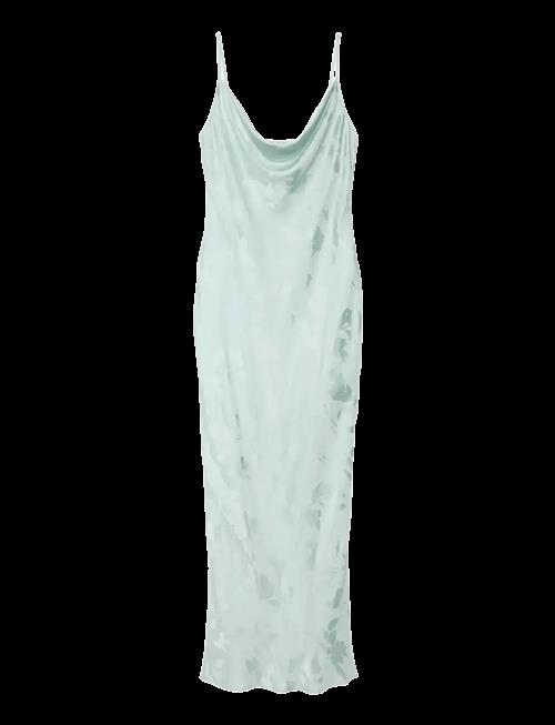 Calvin Klein | Viscose Jacquard Maxi Slip Dress | M