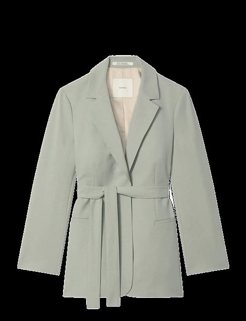 Calvin Klein | Casual Twill Belted Blazer | 32