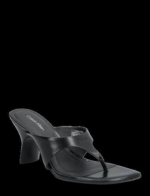 Calvin Klein | Sculpt Kitt Heel Sndl Thong Lth | 38