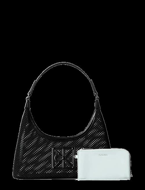 Calvin Klein | Emblem Mesh Shoulder Bag | ONE SIZE