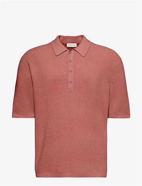 Calvin Klein Jeans | Ss Cttn Waffle Polo Swtr 12Gg | L