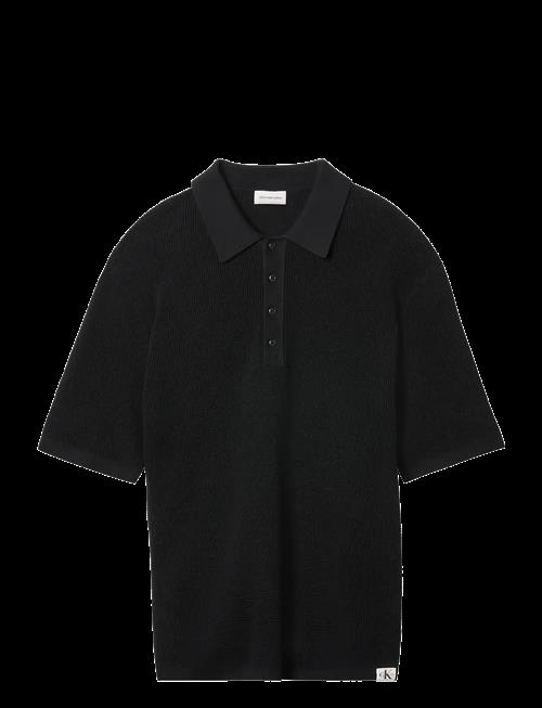 Calvin Klein Jeans | Ss Cttn Waffle Polo Swtr 12Gg | XXL