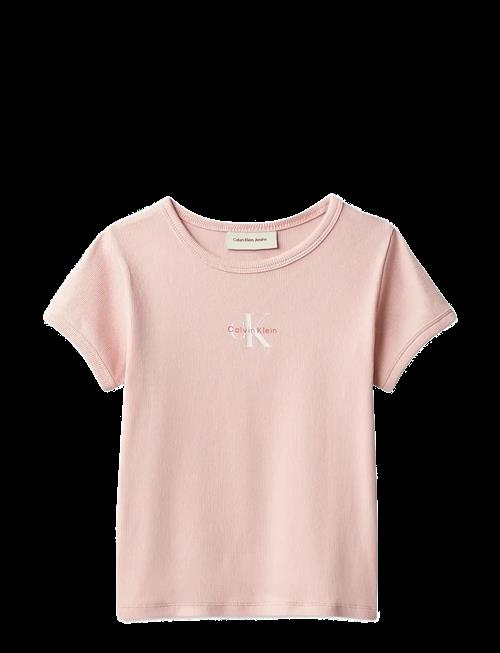 Calvin Klein | Monologo Rib Baby Tee | 128