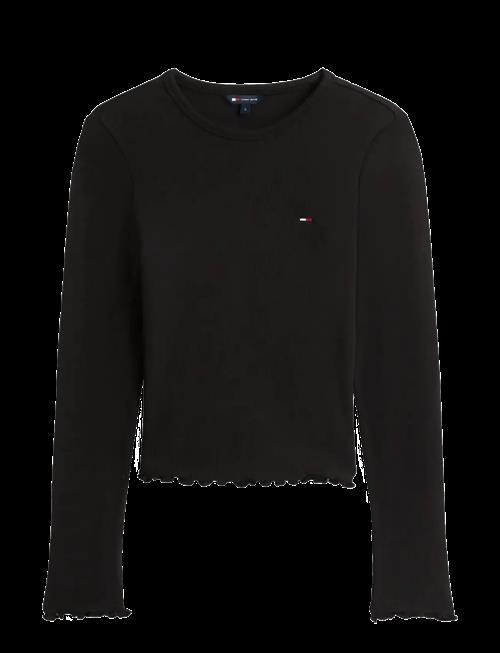 Tommy Jeans | Tjw Slim Sh Lettuce Edge Rib Ls | S