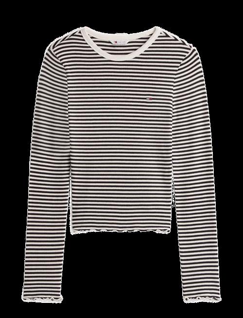 Tommy Jeans | Tjw Slim Sh Lettuce Edge Rib Ls | XL