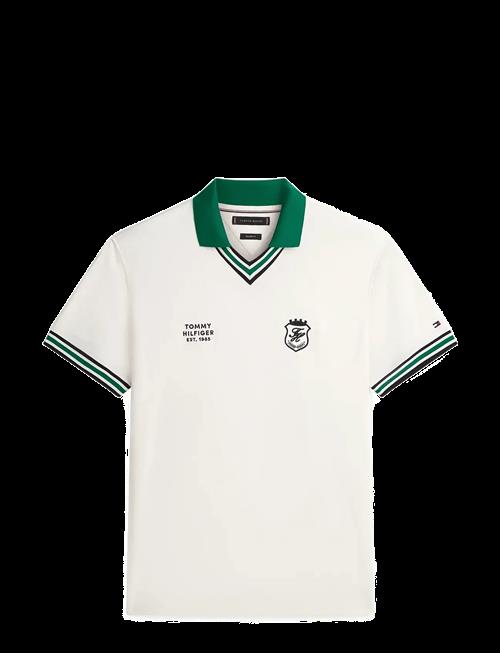 Tommy Hilfiger | V Neck Pique Relaxed Fit Polo | M