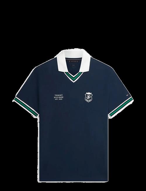 Tommy Hilfiger | V Neck Pique Relaxed Fit Polo | XL