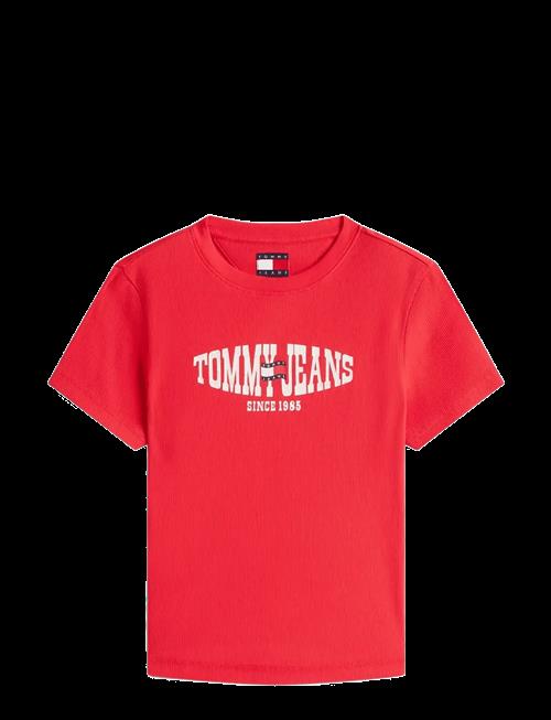 Tommy Jeans | Tjw Slim Sh Wavy Flag Ss Tee | M