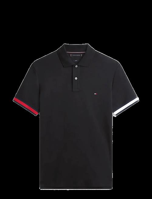 Tommy Hilfiger | Rwb Cuff Liquid Cotton Slim Polo | L