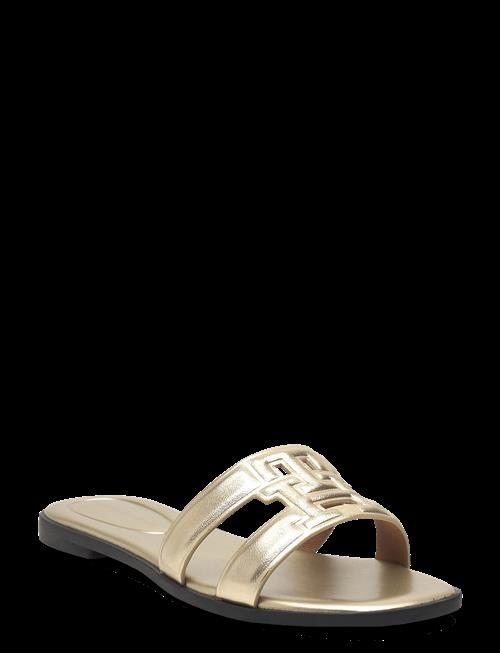 Tommy Hilfiger | Th Logo Strap Mule Gold | 37