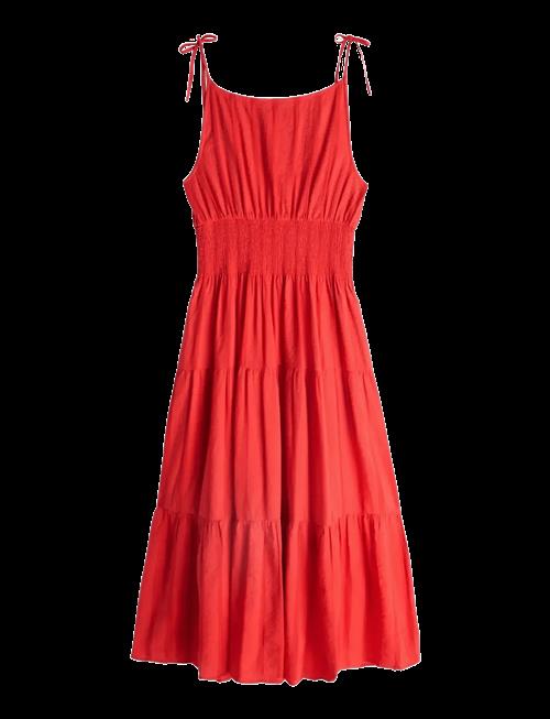 Tommy Hilfiger | Smock Tie Ns Midi Dress | XS
