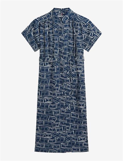 Tommy Hilfiger | Linen Belted Knee Ss Shirt Dress | M