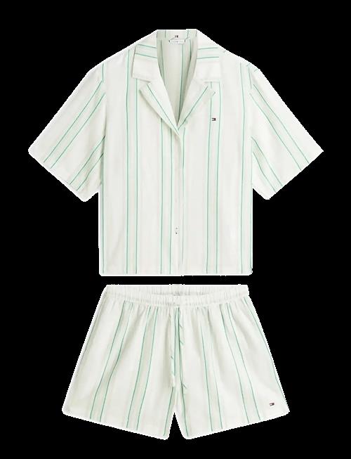 Tommy Hilfiger | Ss Shirt Linen Pj Shorts Set | S