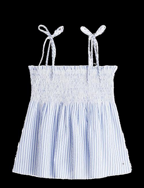 Tommy Hilfiger | Swimshop Seersucker Smocked Top | XS